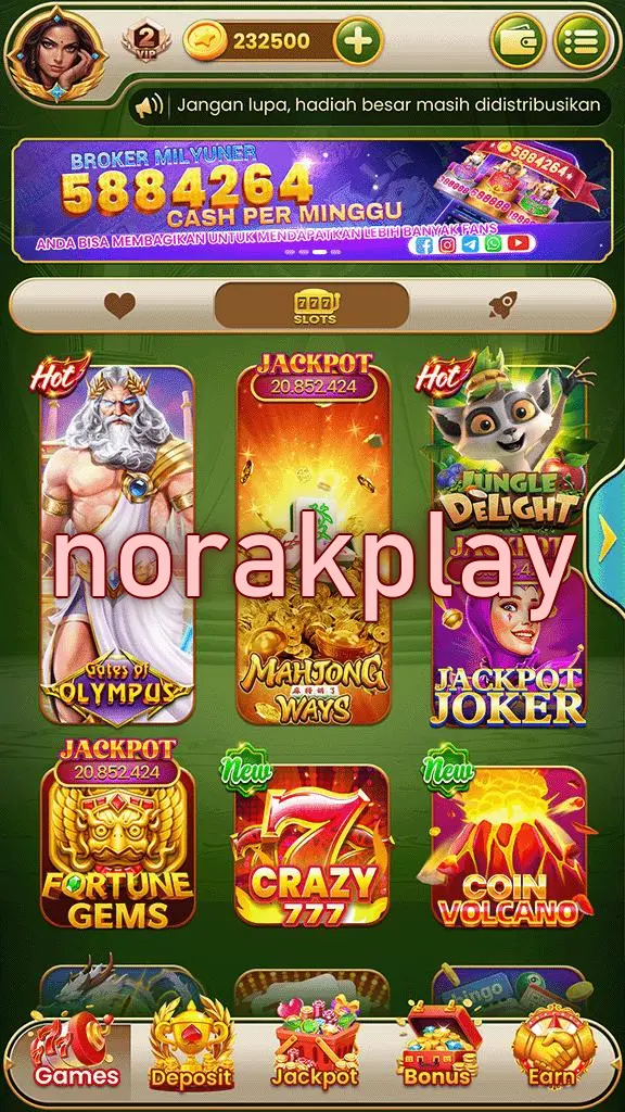 norakplay Masuk